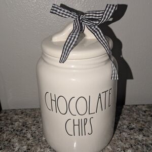 Rae Dunn Chocolate Chips Baby Canister. Farmhouse Decor